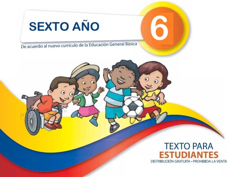Libros de SEXTO GRADO del Ministerio de Educación Ecuador 2023 – Descargar PDF