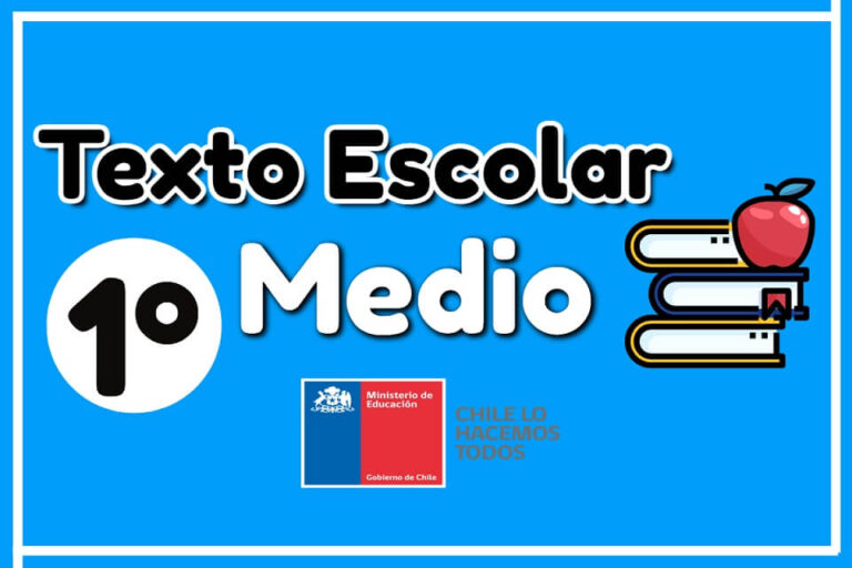 Textos Escolares de 1º MEDIO del Ministerio de Educación de Chile 2024 – Descargar PDF