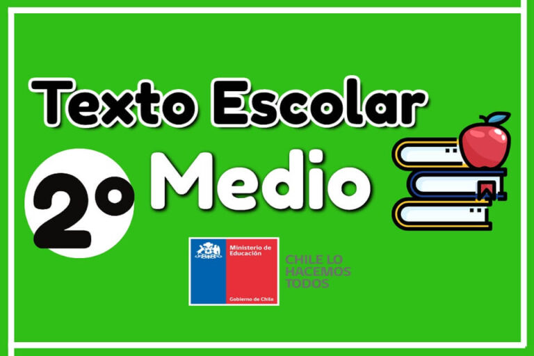Textos Escolares de 2º MEDIO del Ministerio de Educación de Chile 2024 – Descargar PDF