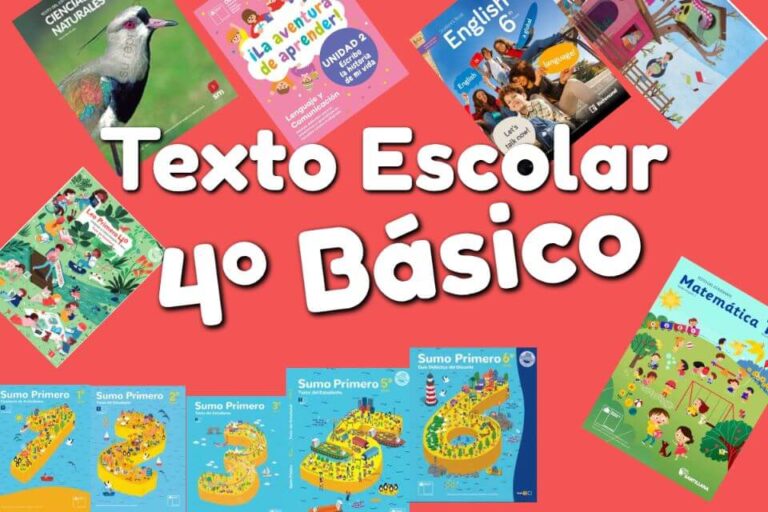 Textos Escolares de 4º BÁSICO del Ministerio de Educación de Chile 2024 – Descargar PDF