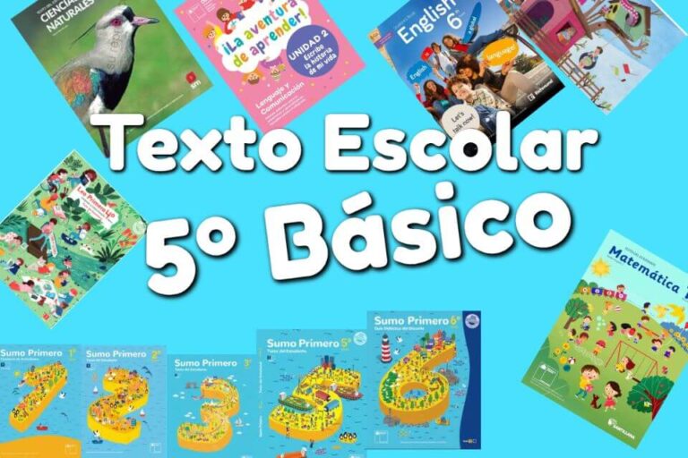 Textos Escolares de 5º BÁSICO del Ministerio de Educación de Chile 2024 – Descargar PDF