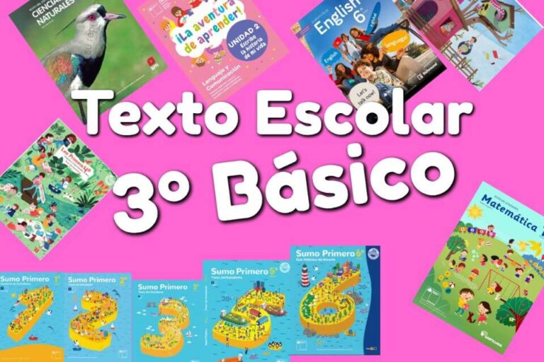 Textos Escolares de 3º BÁSICO del Ministerio de Educación de Chile 2024 – Descargar PDF