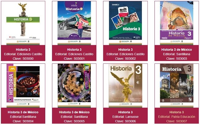 libros de historia 3 seundaria mexico